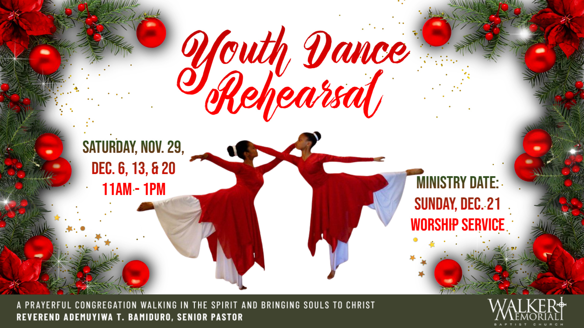 Youth Dance Rehearsal